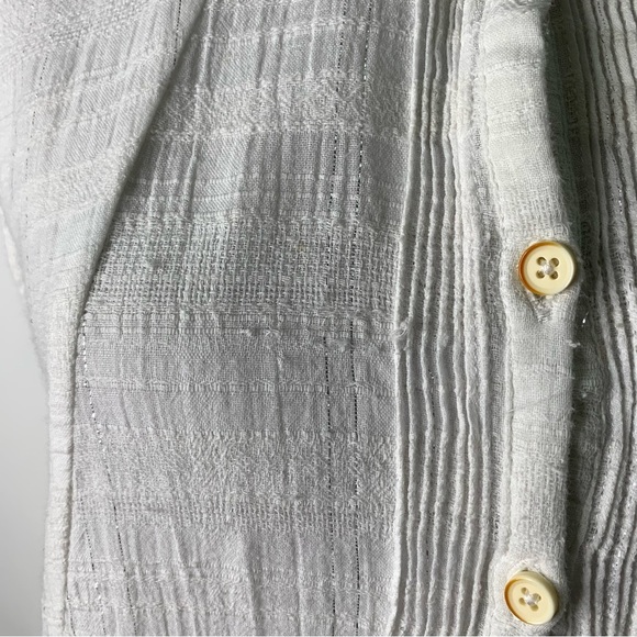 Anthropologie Isabella Sinclair Women's White Sleeveless Tilly Dress Size Large - Picture 3 of 15